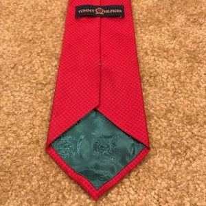 Tommy Hilfiger | Accessories | Tommy Hilfiger Luxury Mens Solid Red ...